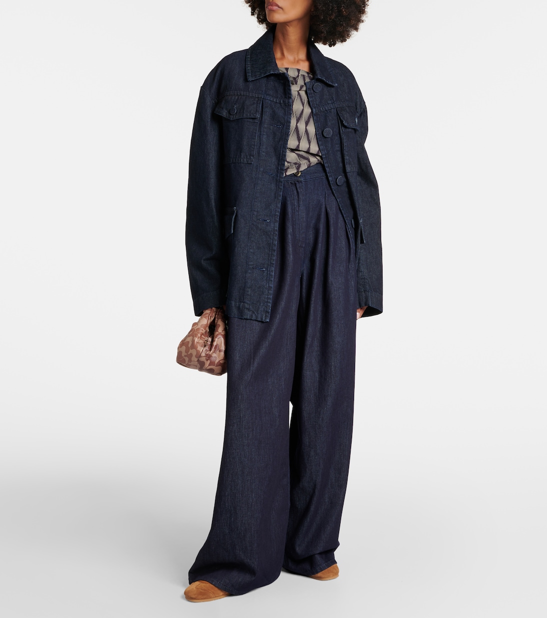 Jeans a gamba larga e vita alta | Dries Van Noten