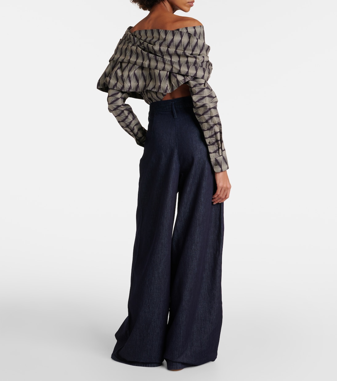 Jeans a gamba larga e vita alta | Dries Van Noten