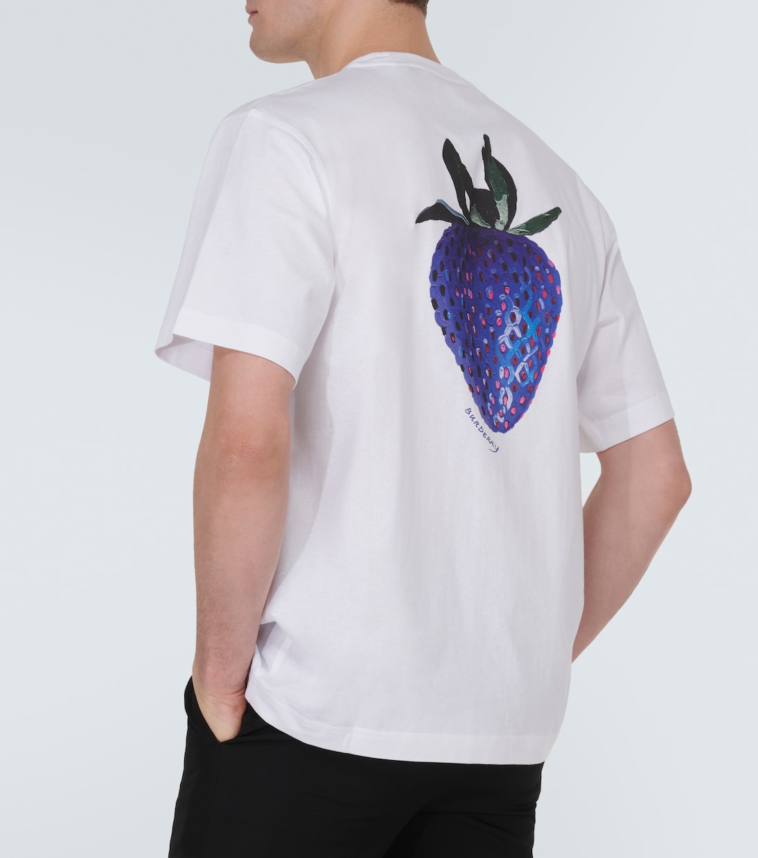 Camiseta de jersey de algodón estampada | Burberry