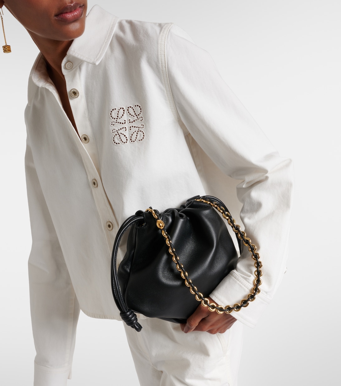 Secchiello Flamenco Small in pelle | Loewe