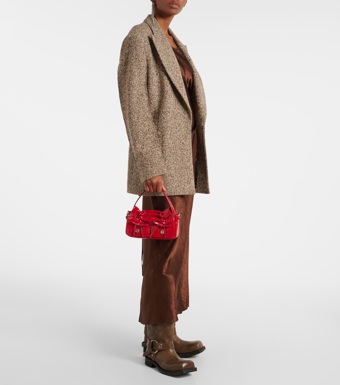 Borsa a spalla Multipocket Micro in pelle | Acne Studios