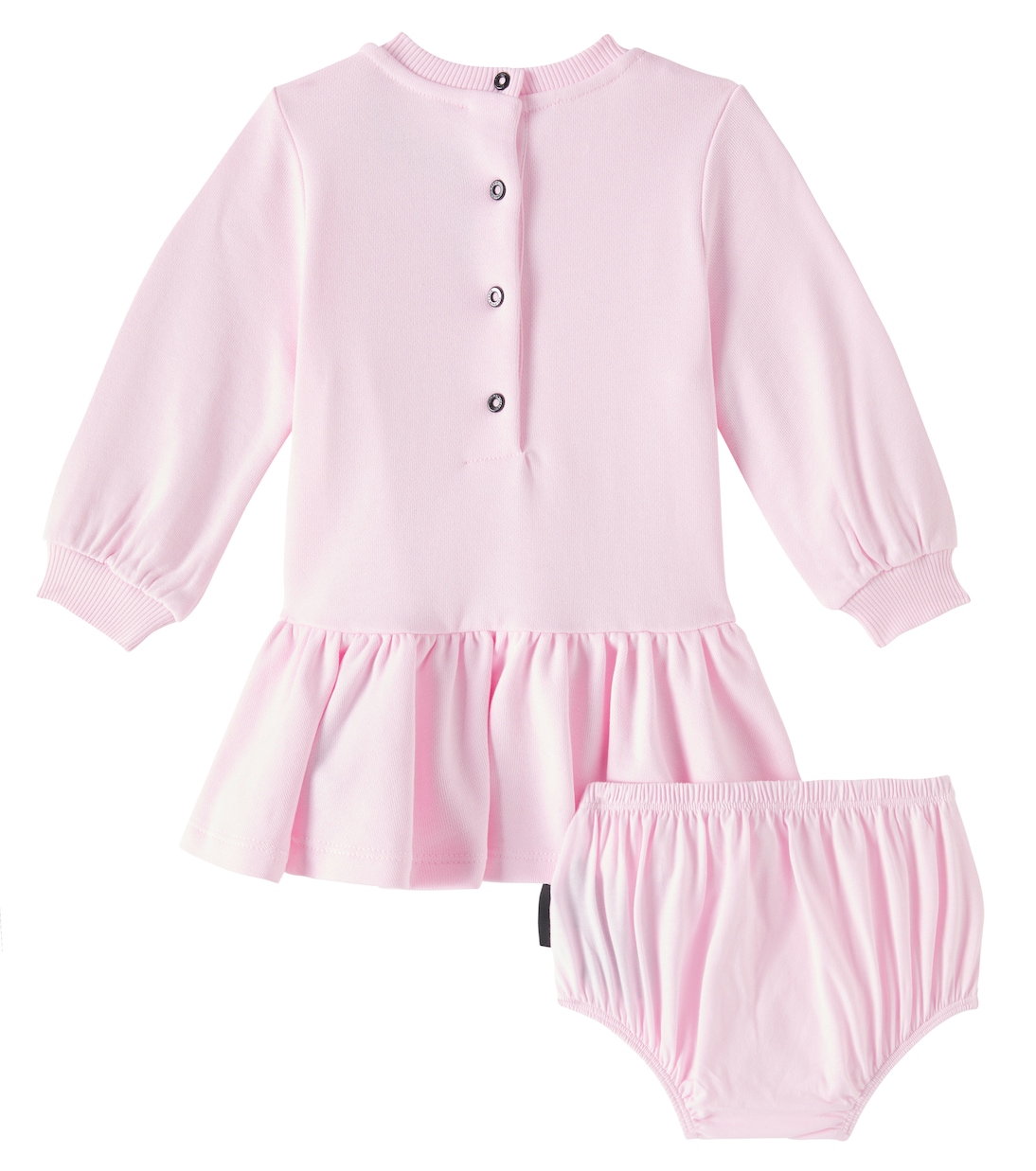 Bébé – Ensemble robe et culotte bloomer en coton | Balmain Kids