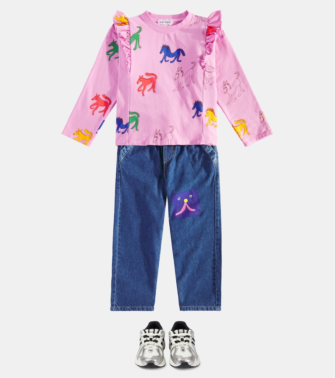 Jeans Funny Face con stampa | Bobo Choses