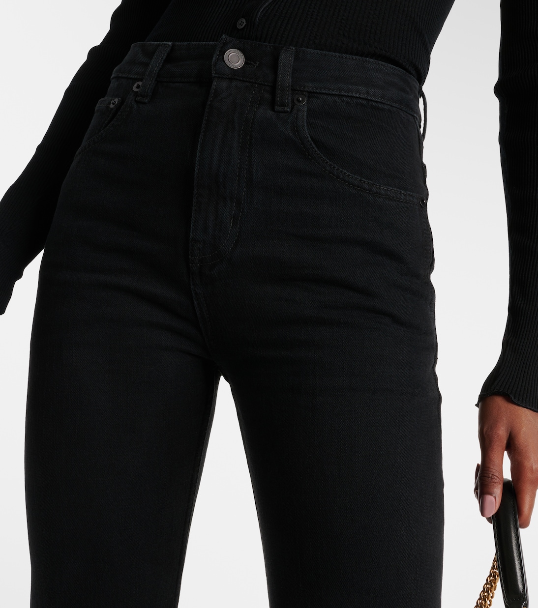 Jeans regular a vita media | Saint Laurent