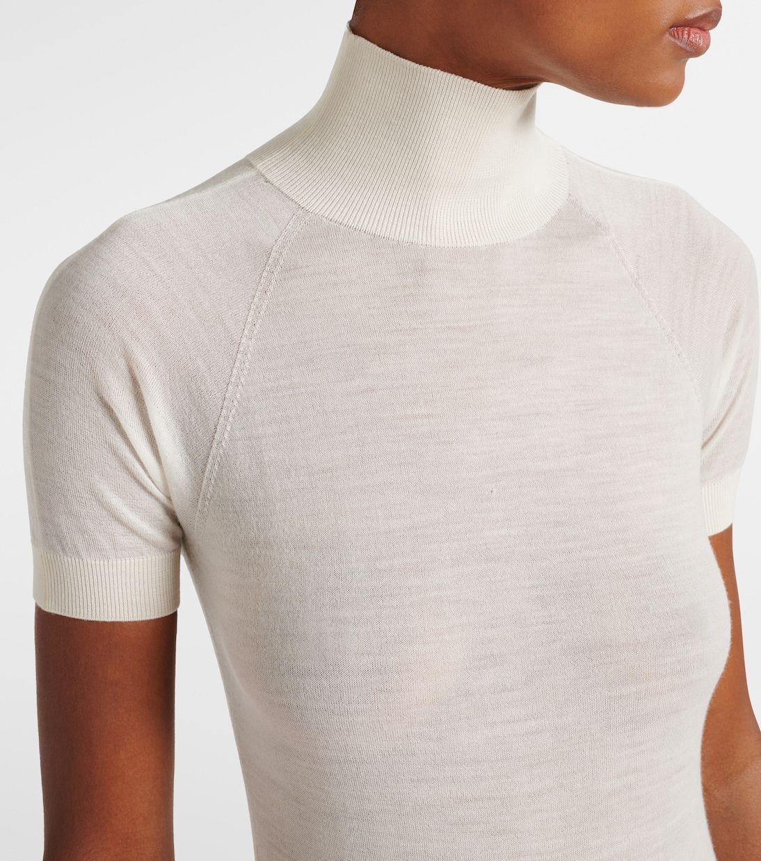 Turtleneck wool bodysuit | Alaïa