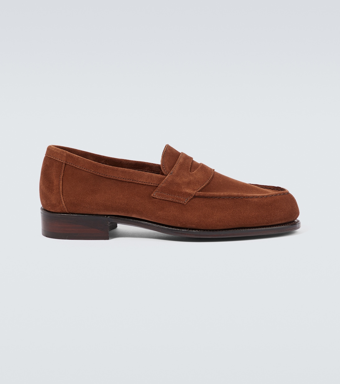 Cannes suede penny loafers | George Cleverley