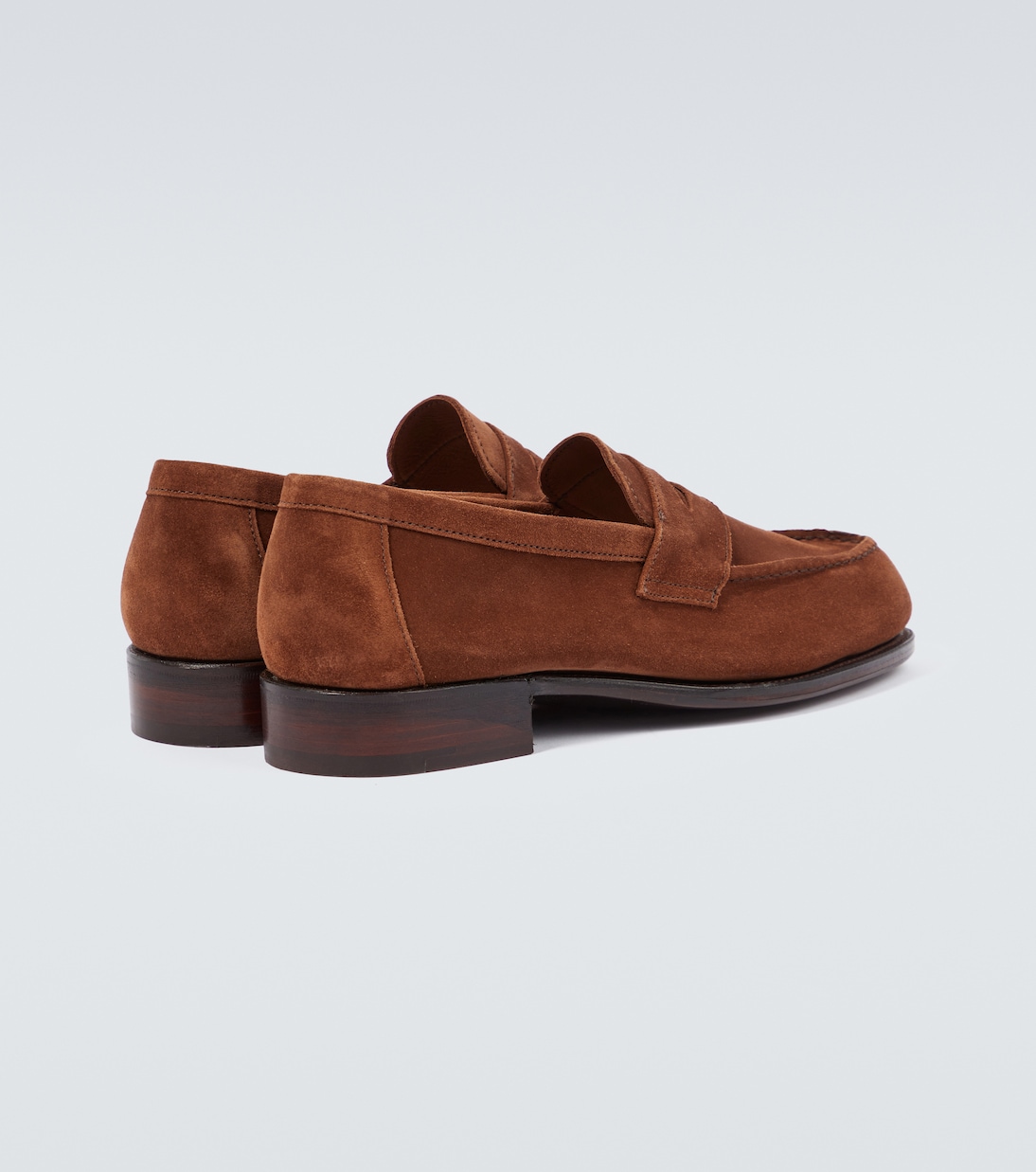 Cannes suede penny loafers | George Cleverley