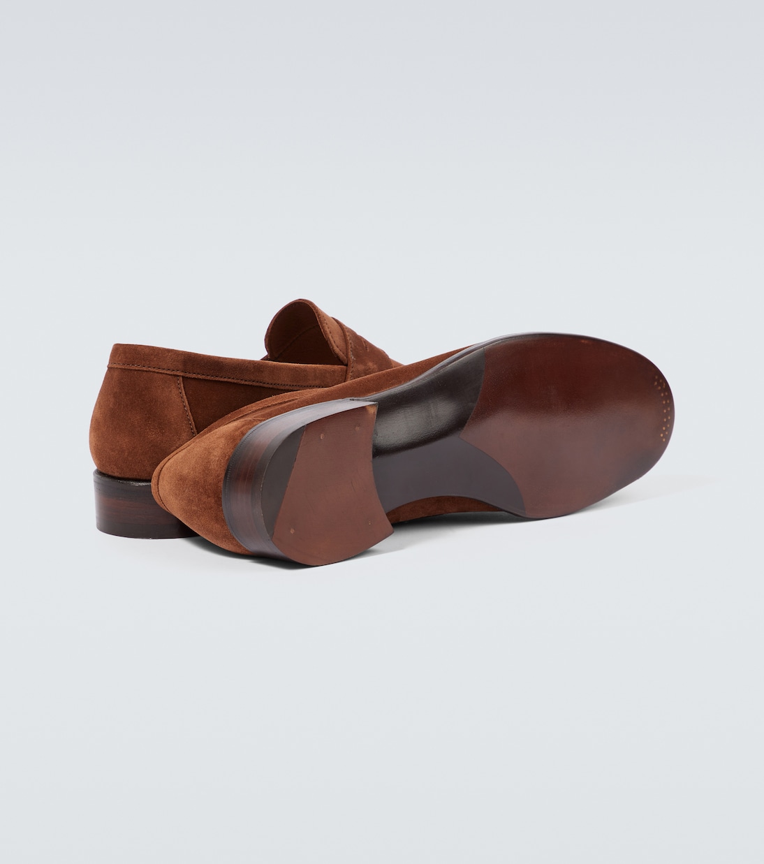 Cannes suede penny loafers | George Cleverley