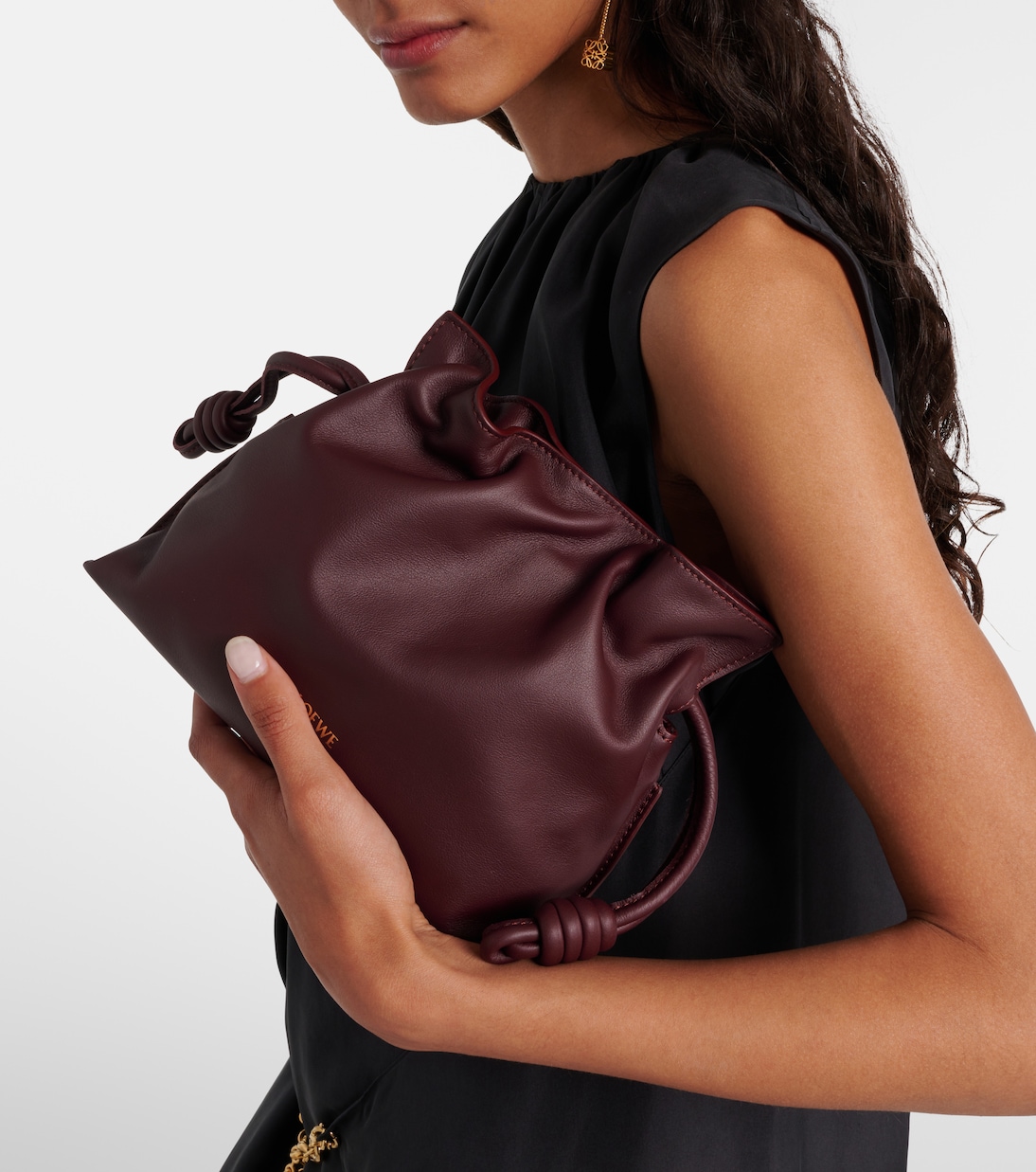 Clutch Flamenco Mini aus Leder | Loewe