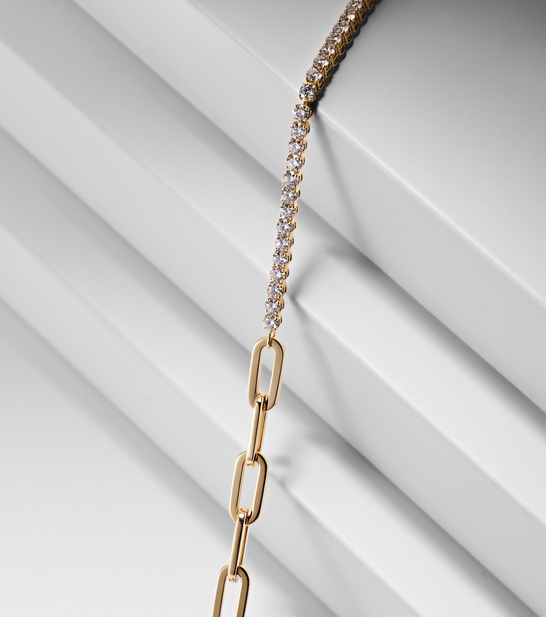 Bracciale in oro giallo 18kt con diamanti, design moderno per giovani - BUCHERER Gioielli Esclusivi