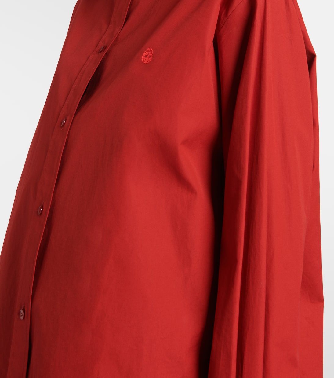 Camicia oversize in popeline di cotone | McQueen