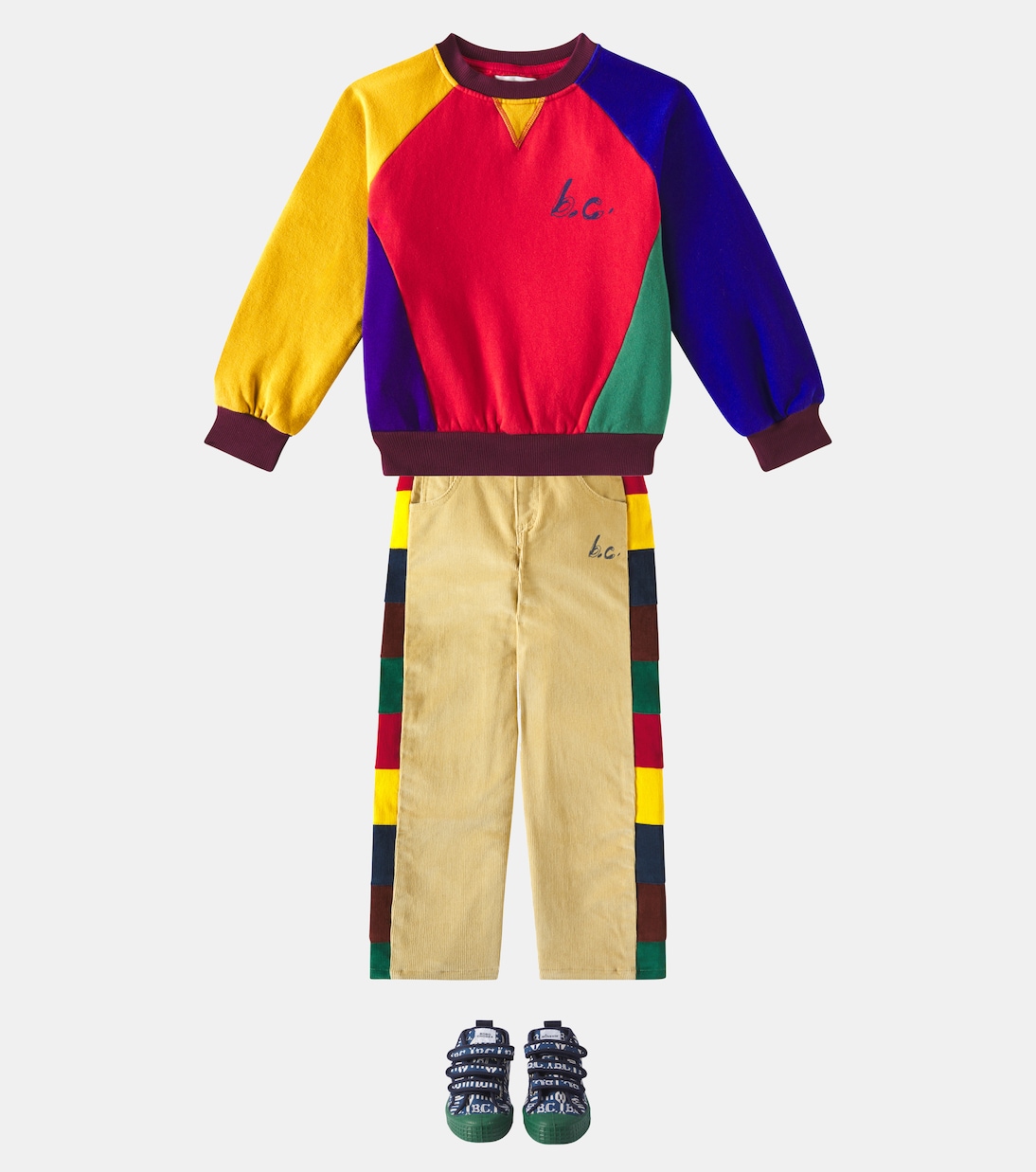 Pantaloni regular BC in velluto a coste | Bobo Choses