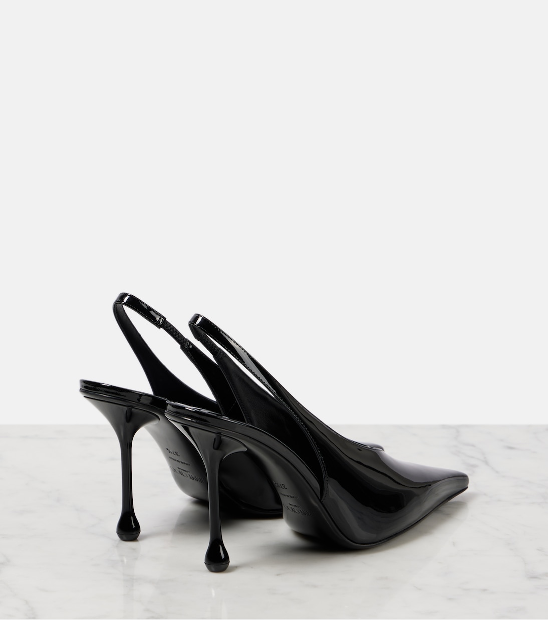 Escarpins slingback Isa 95 en cuir verni | Jimmy Choo