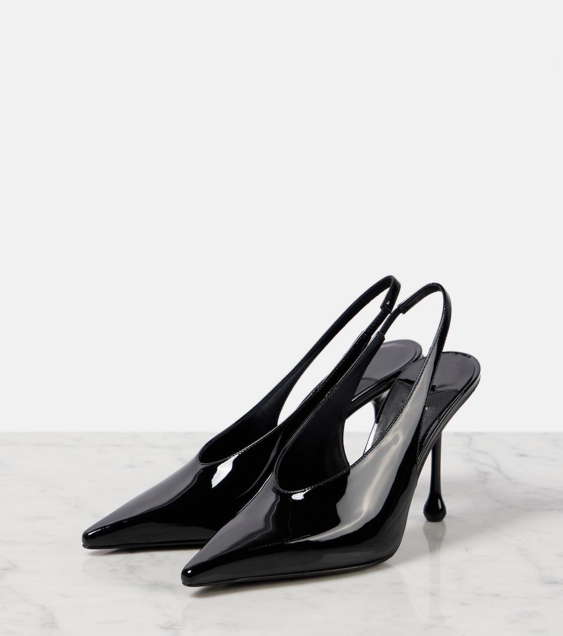 Escarpins slingback Isa 95 en cuir verni | Jimmy Choo