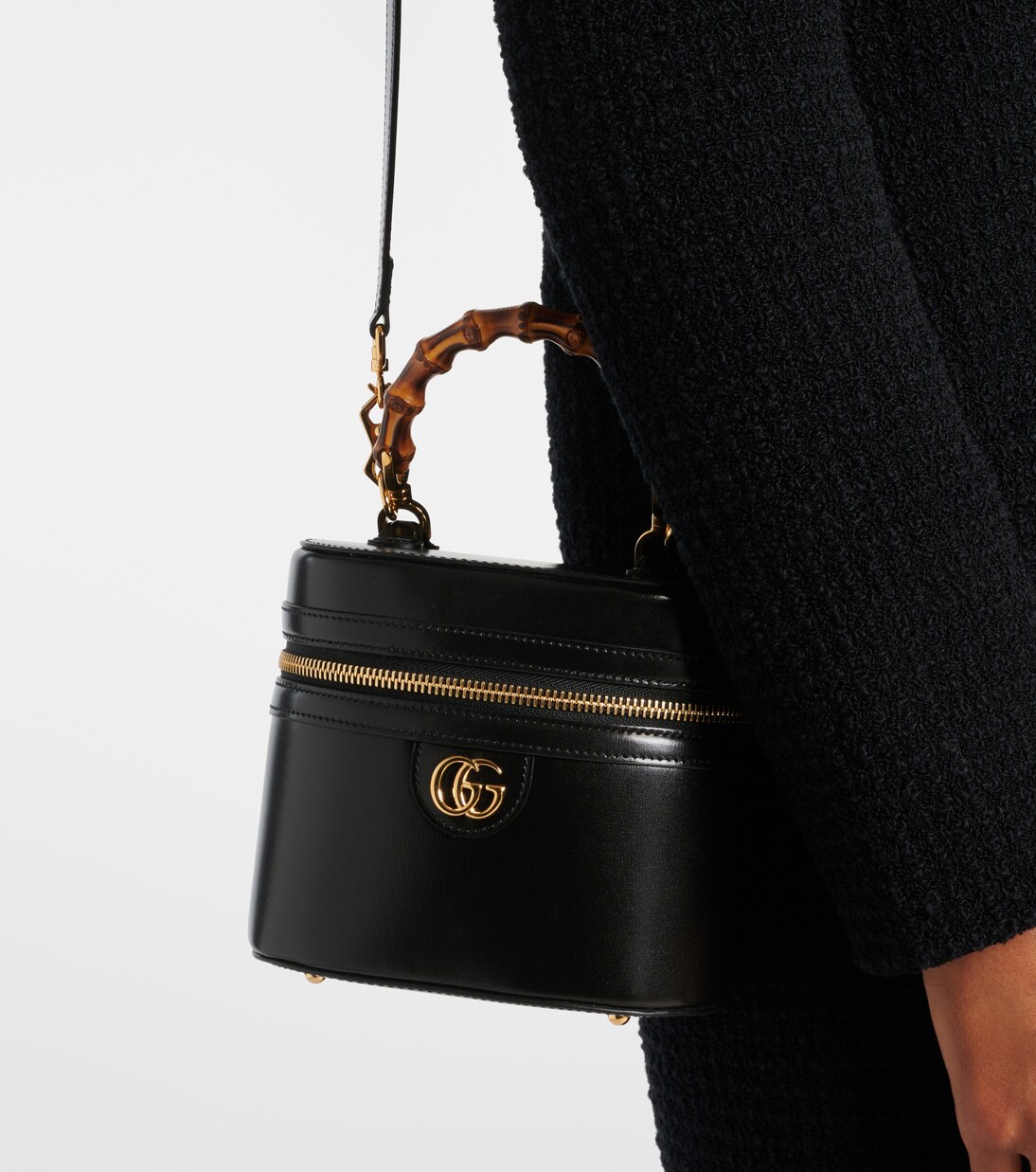 Secchiello Bamboo Mini in pelle | Gucci
