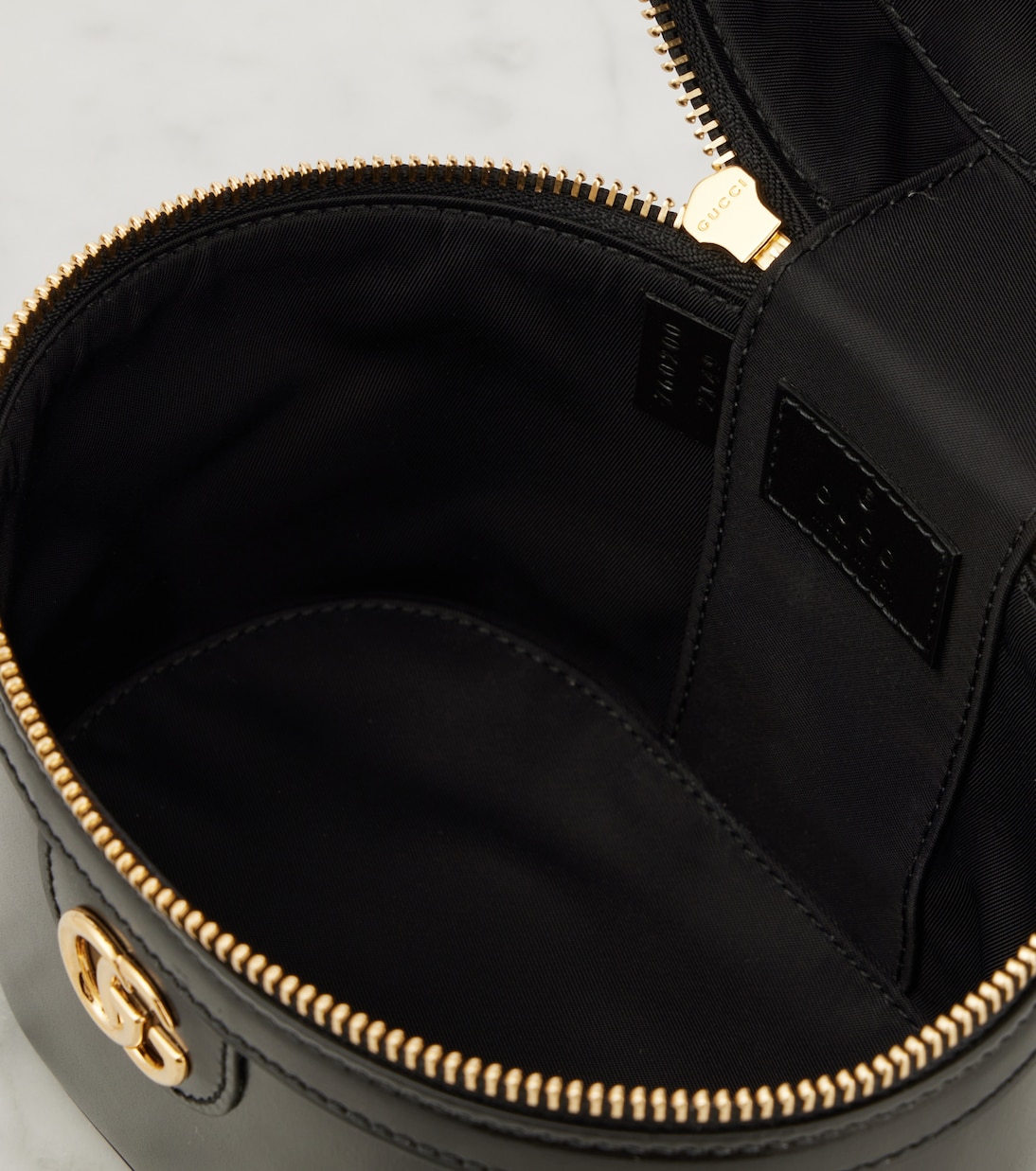 Secchiello Bamboo Mini in pelle | Gucci
