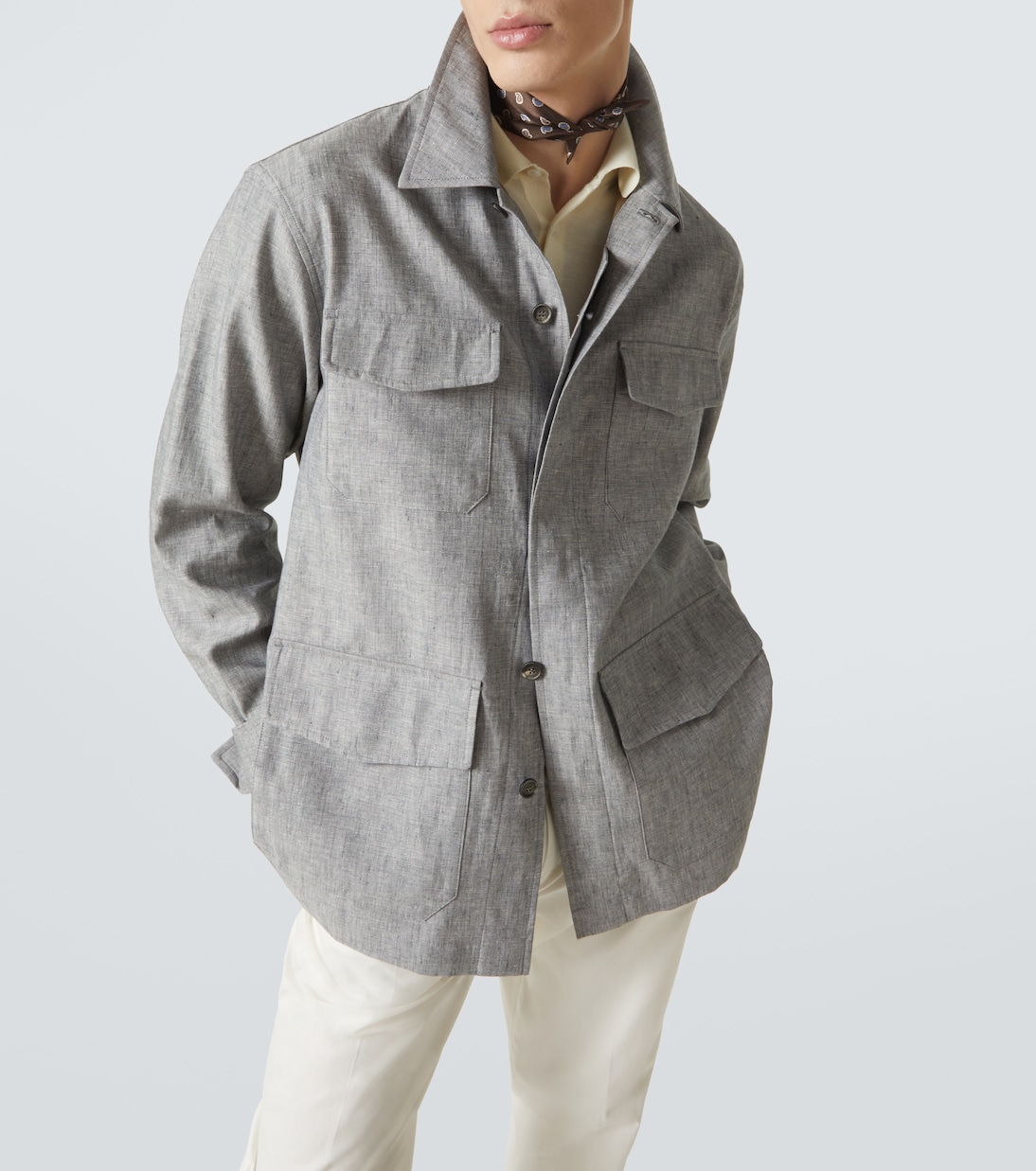 Linen field jacket | Dunhill