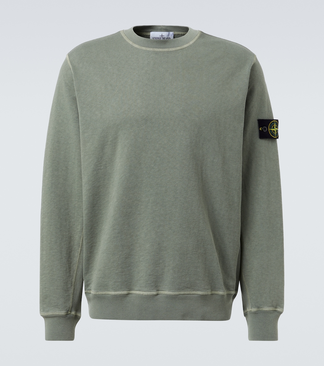 Sudadera en jersey de algodón con logo | Stone Island