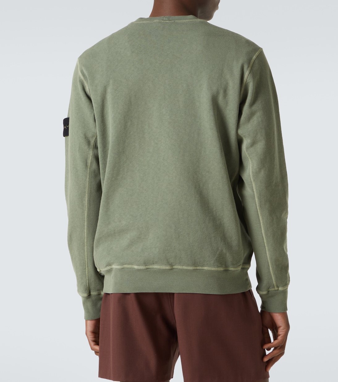Sudadera en jersey de algodón con logo | Stone Island