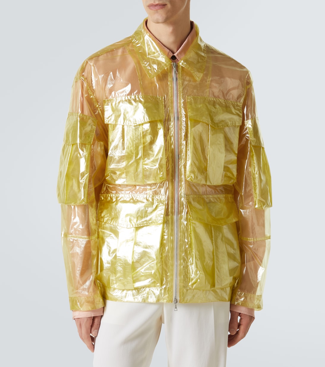 Transparent technical jacket | Dries Van Noten