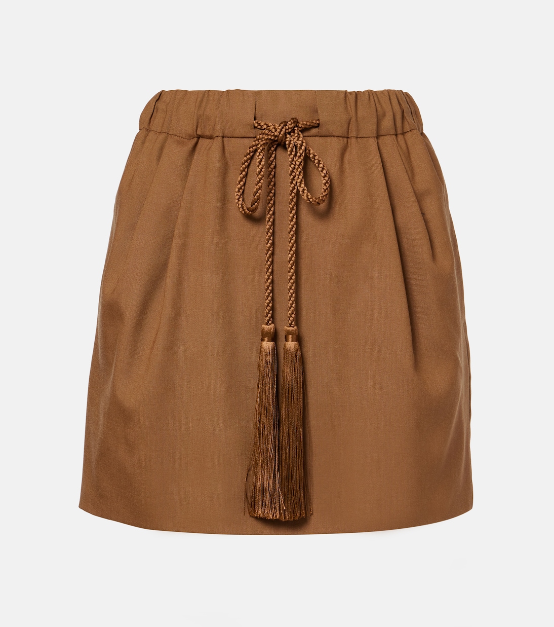 Tabarin wool and silk-blend miniskirt | Max Mara