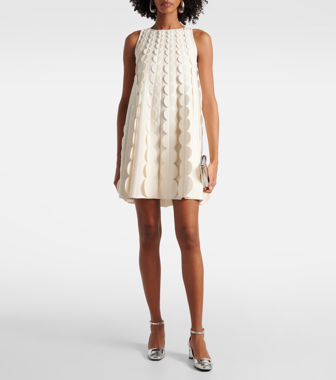 Robe midi Abstract Brushstroke | Oscar de la Renta