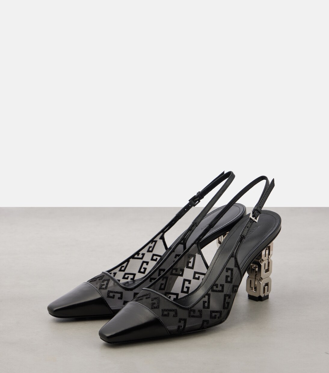 Pumps slingback G Cube in mesh | Givenchy