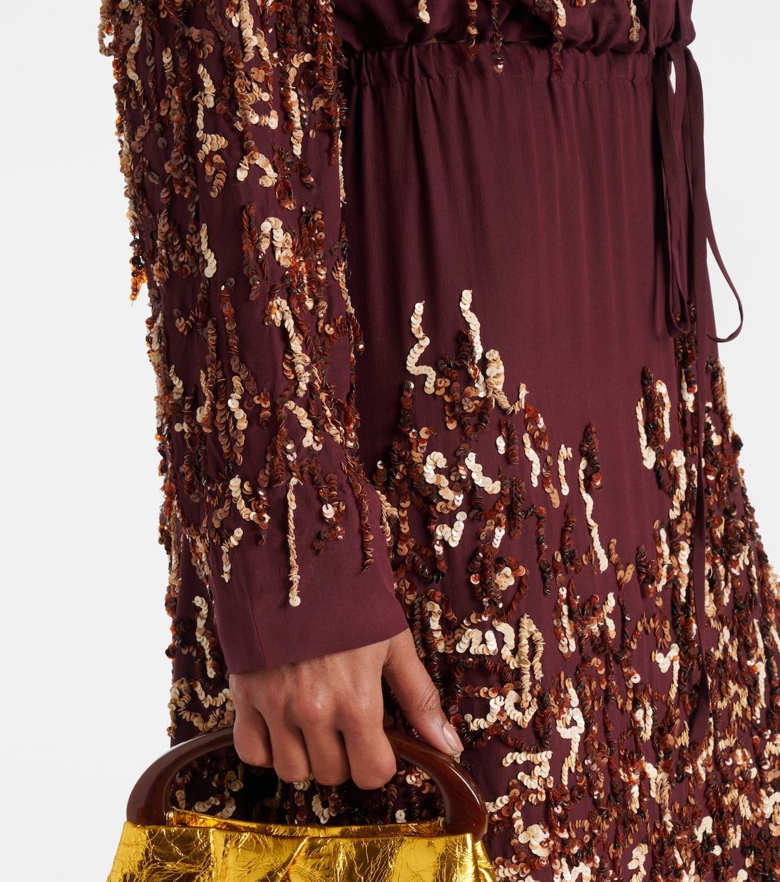 Giacca in seta con paillettes | Dries Van Noten