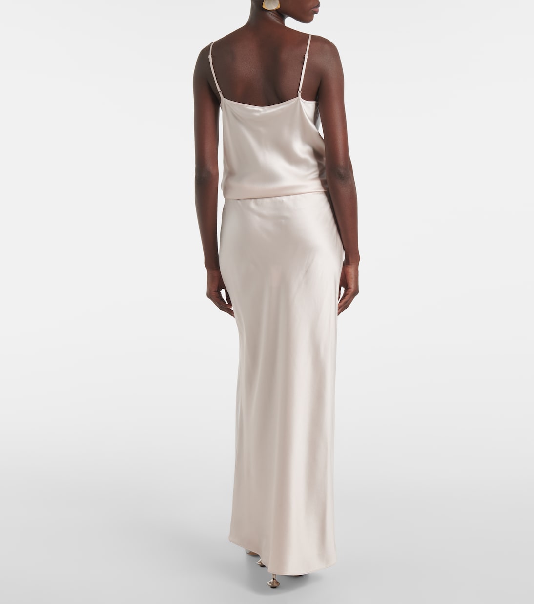Isaak silk maxi skirt | Joseph