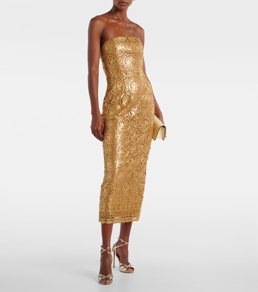 Leila guipure lace midi dress | Emilia Wickstead