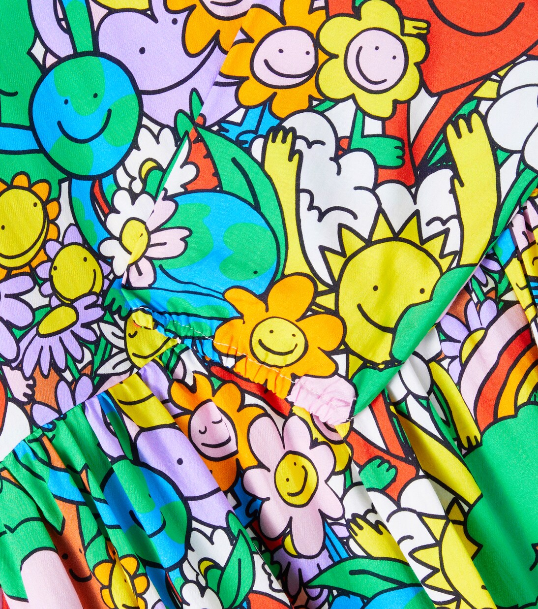 印花长袖连衣裙 | Stella McCartney Kids