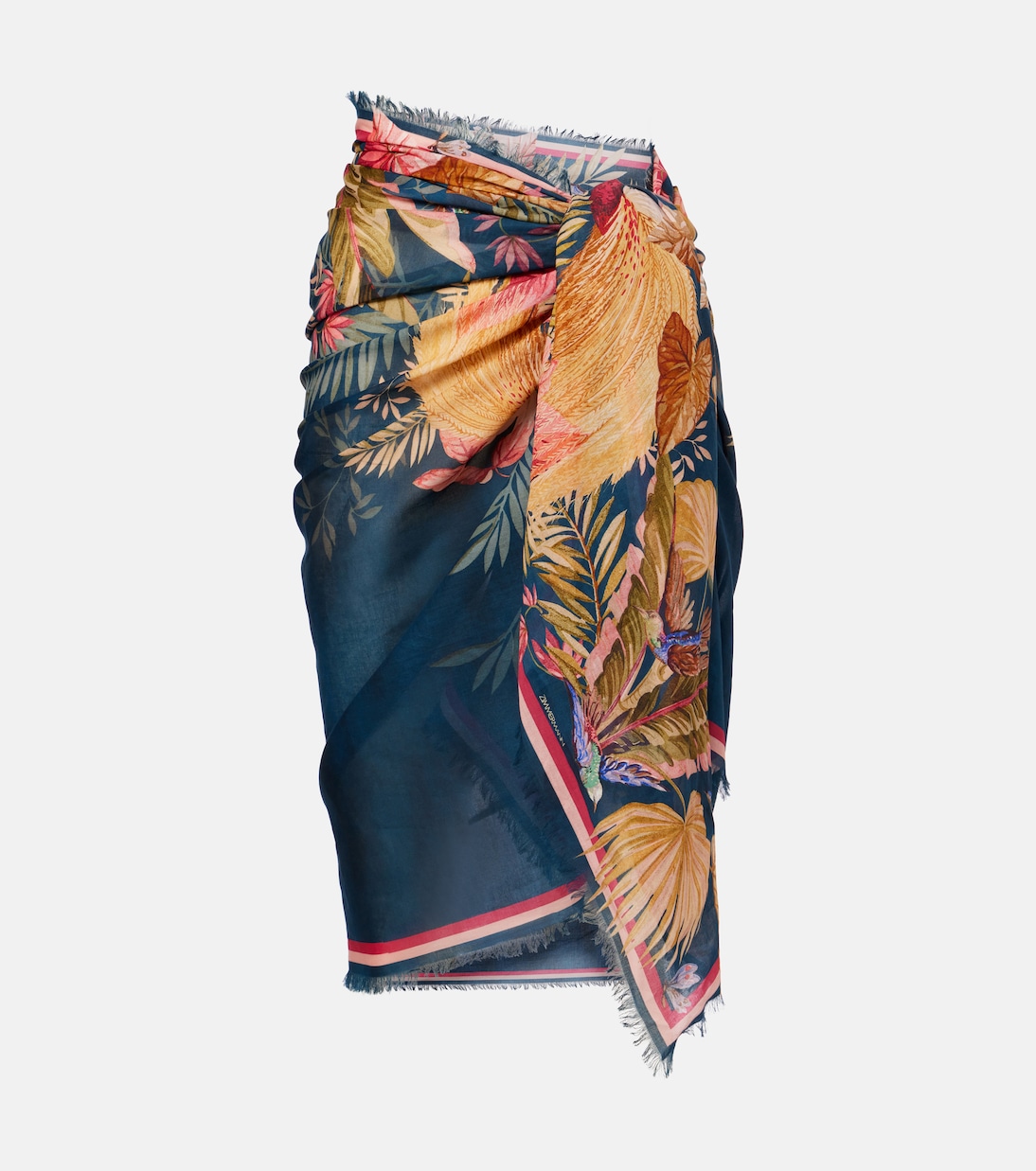 Pareo in cotone con stampa | Zimmermann