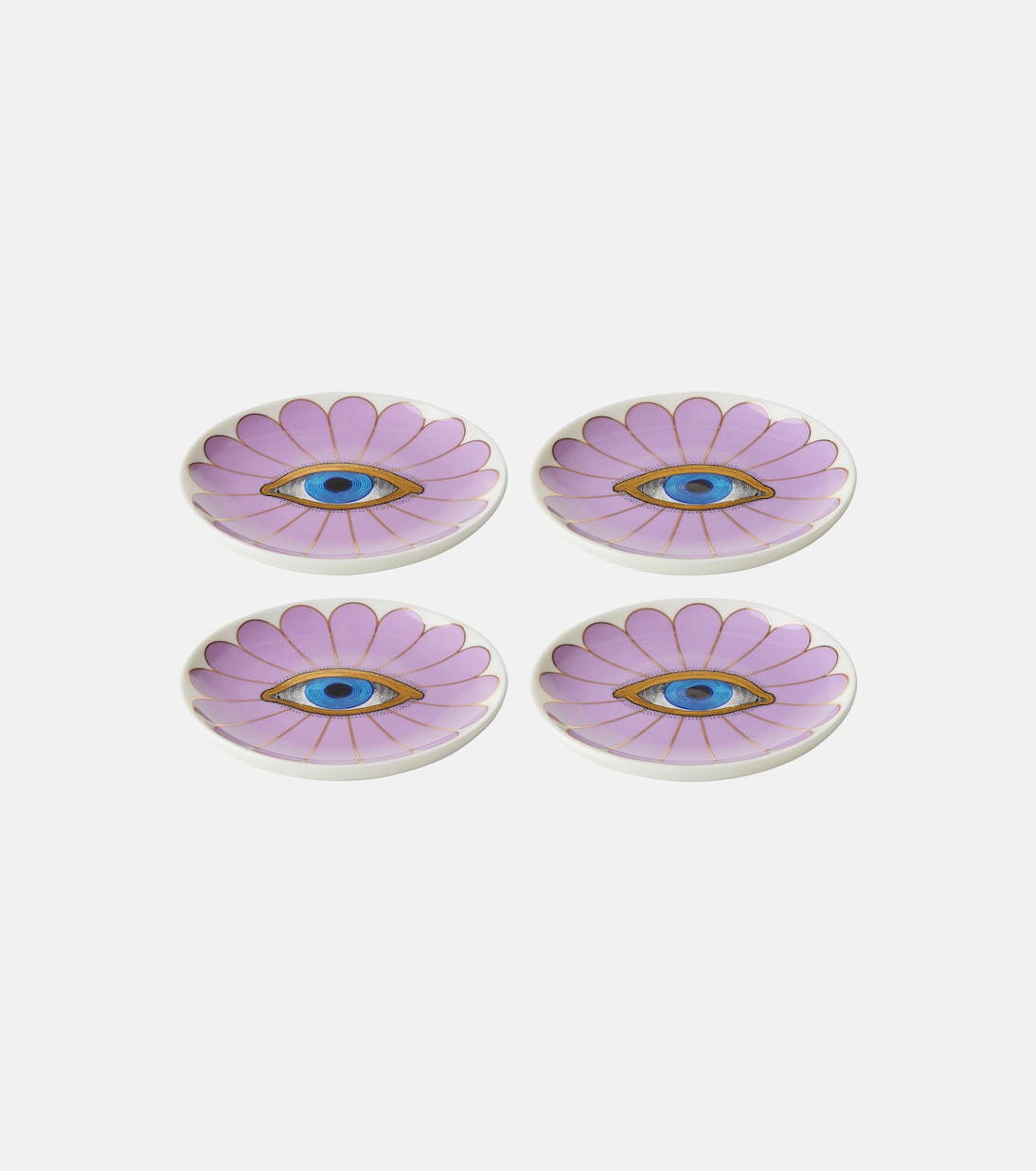 Fleur set of 4 ceramic coasters | Jonathan Adler