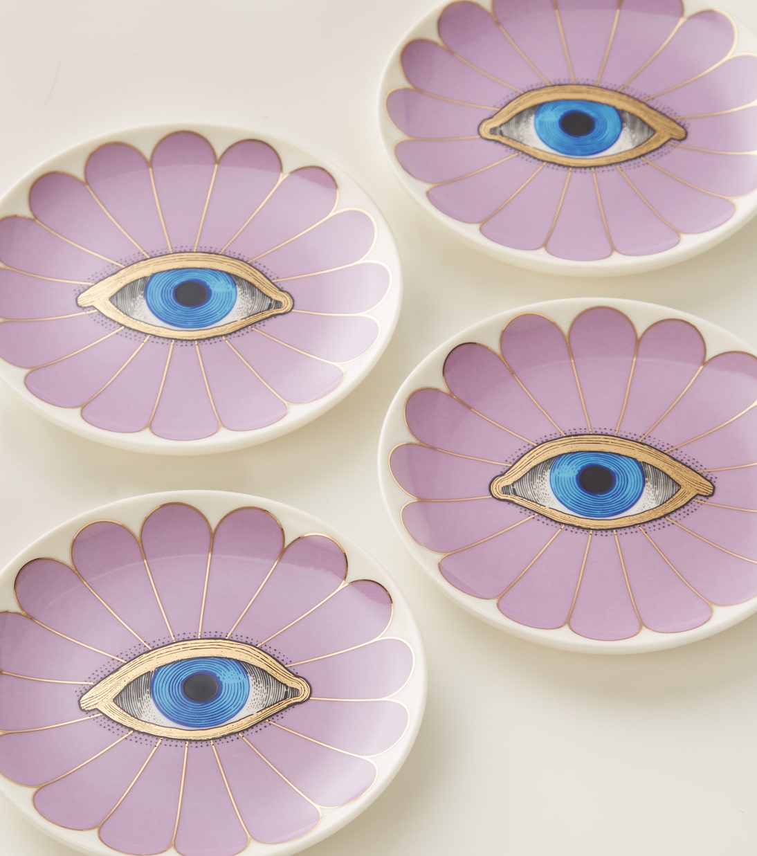 Fleur set of 4 ceramic coasters | Jonathan Adler
