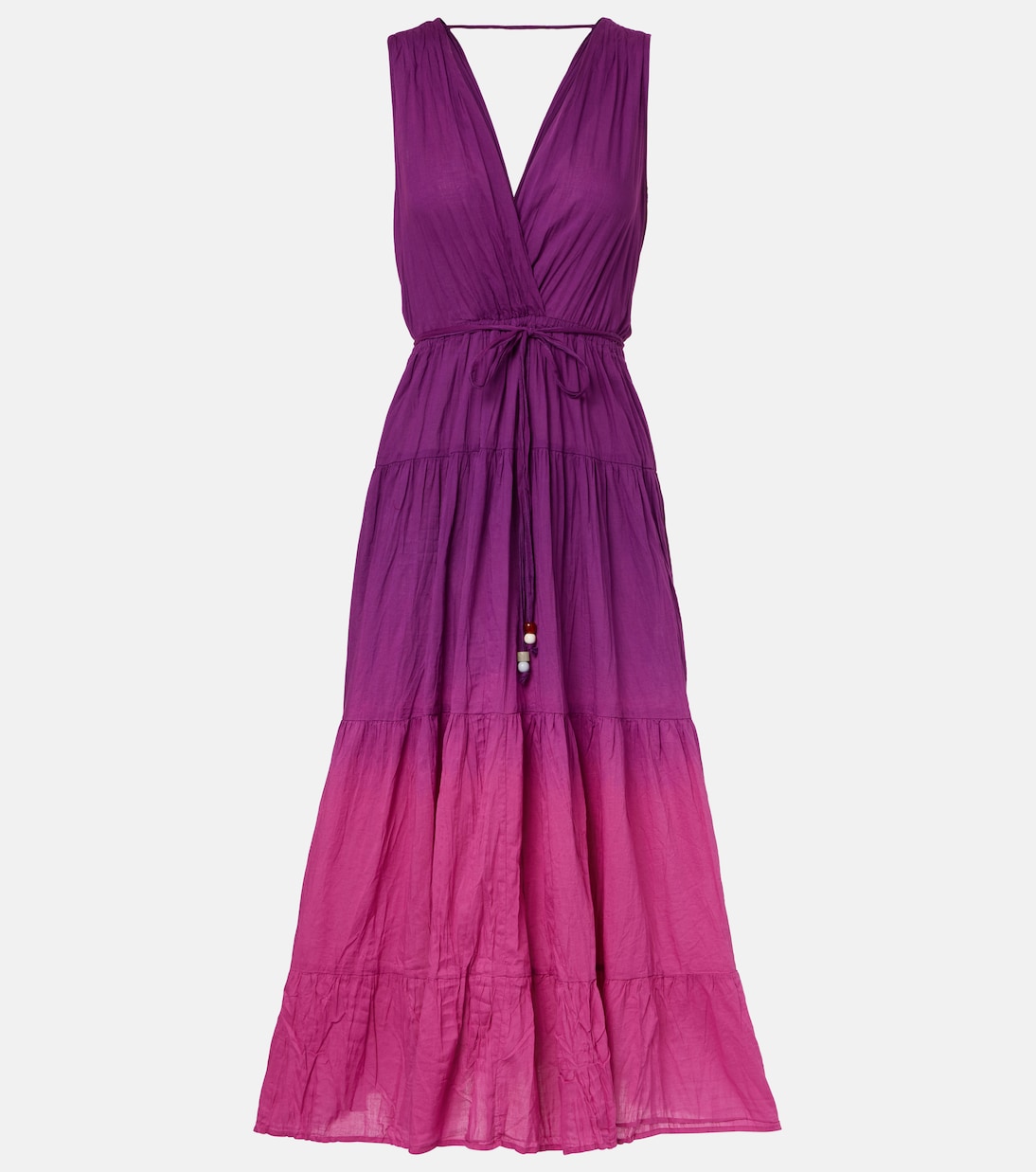 Vestido midi Marilyn de gasa de algodón | Velvet