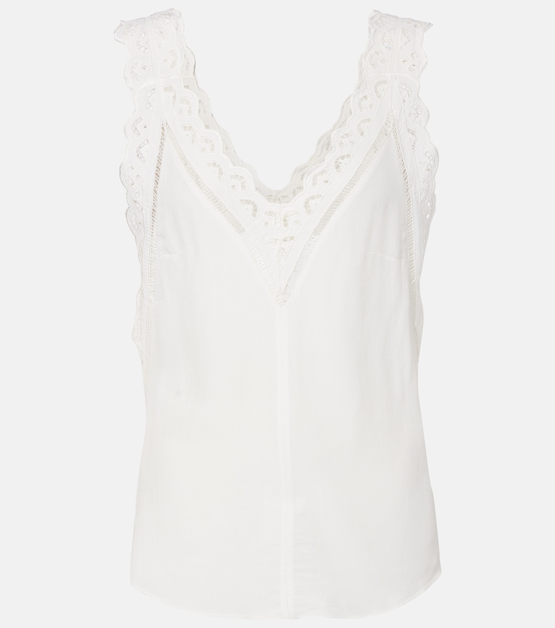 Top Fradela aus Crêpe mit Spitze | Isabel Marant
