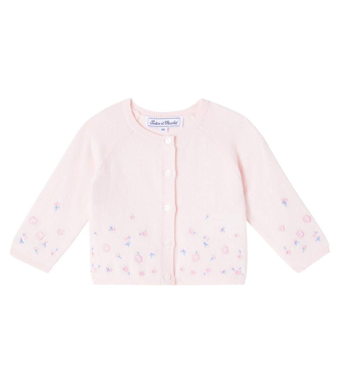 Bébé – Cardigan brodé à fleurs | Tartine et Chocolat