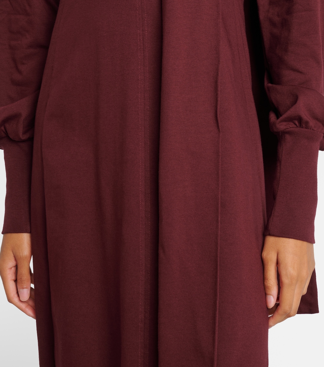 Vestido largo de algodón con pañuelo | Plan C