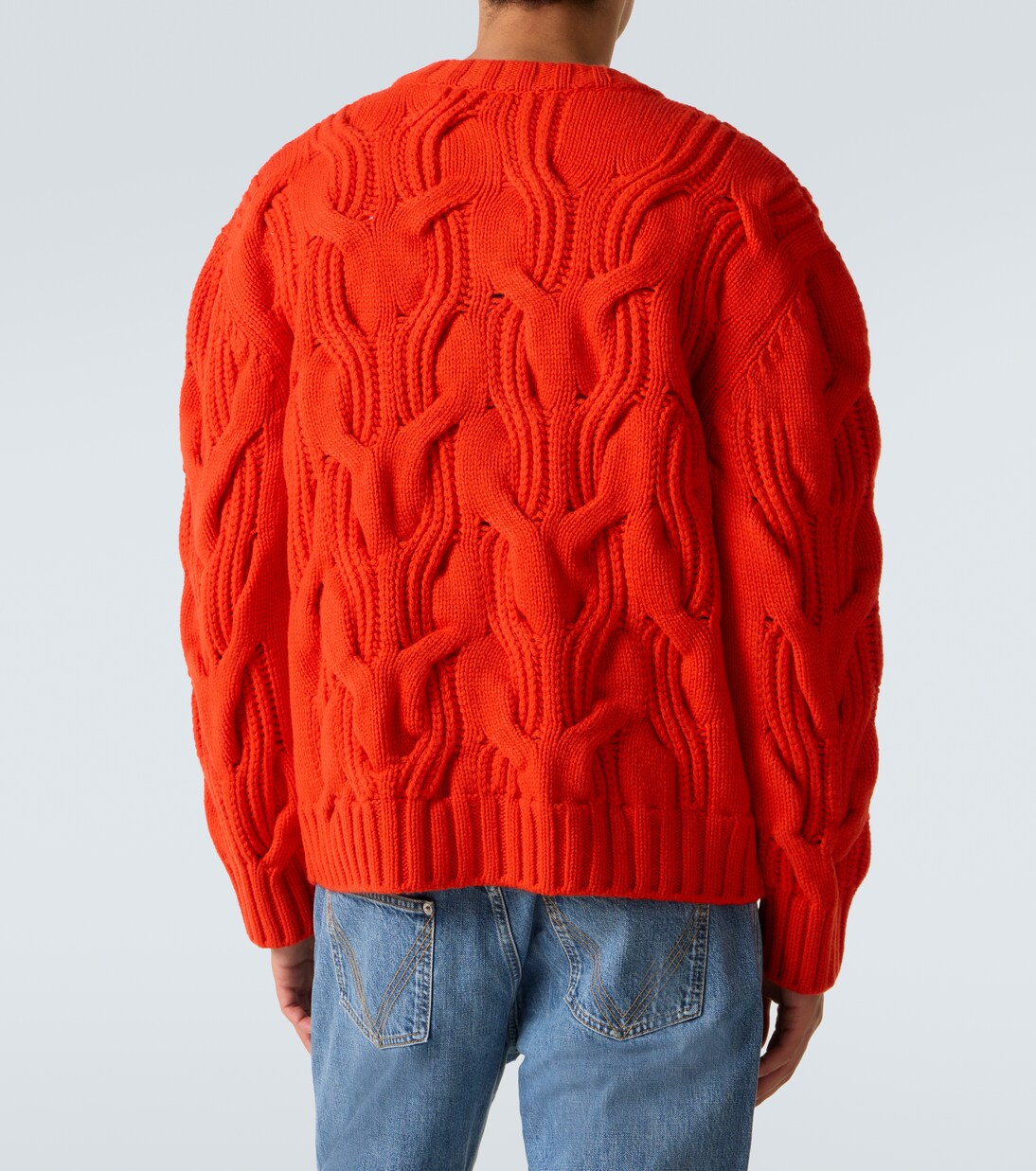 Cable-knit wool cardigan | Bottega Veneta