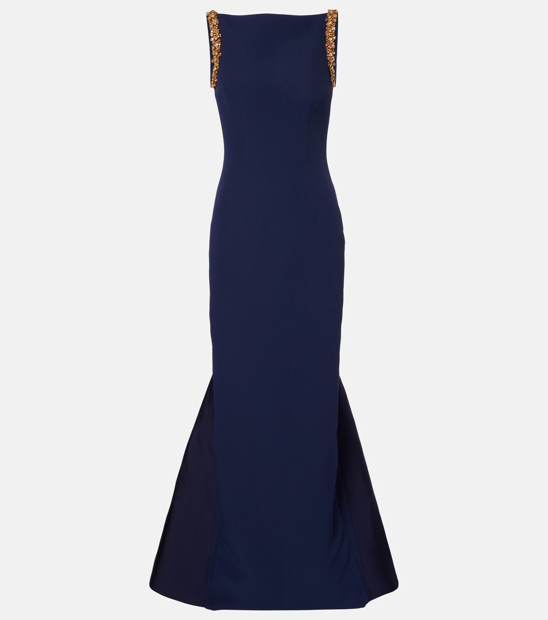Verzierte Robe Sloane aus Crêpe | Safiyaa