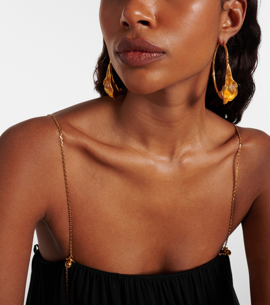 Embellished hoop earrings | Chloé