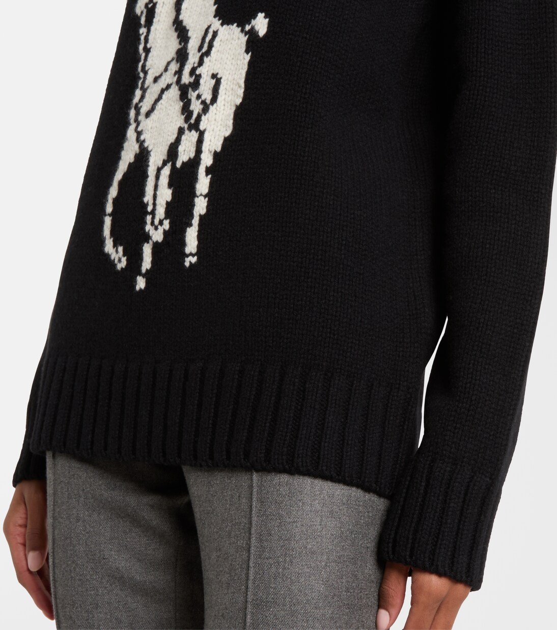 Logo wool turtleneck sweater | Polo Ralph Lauren