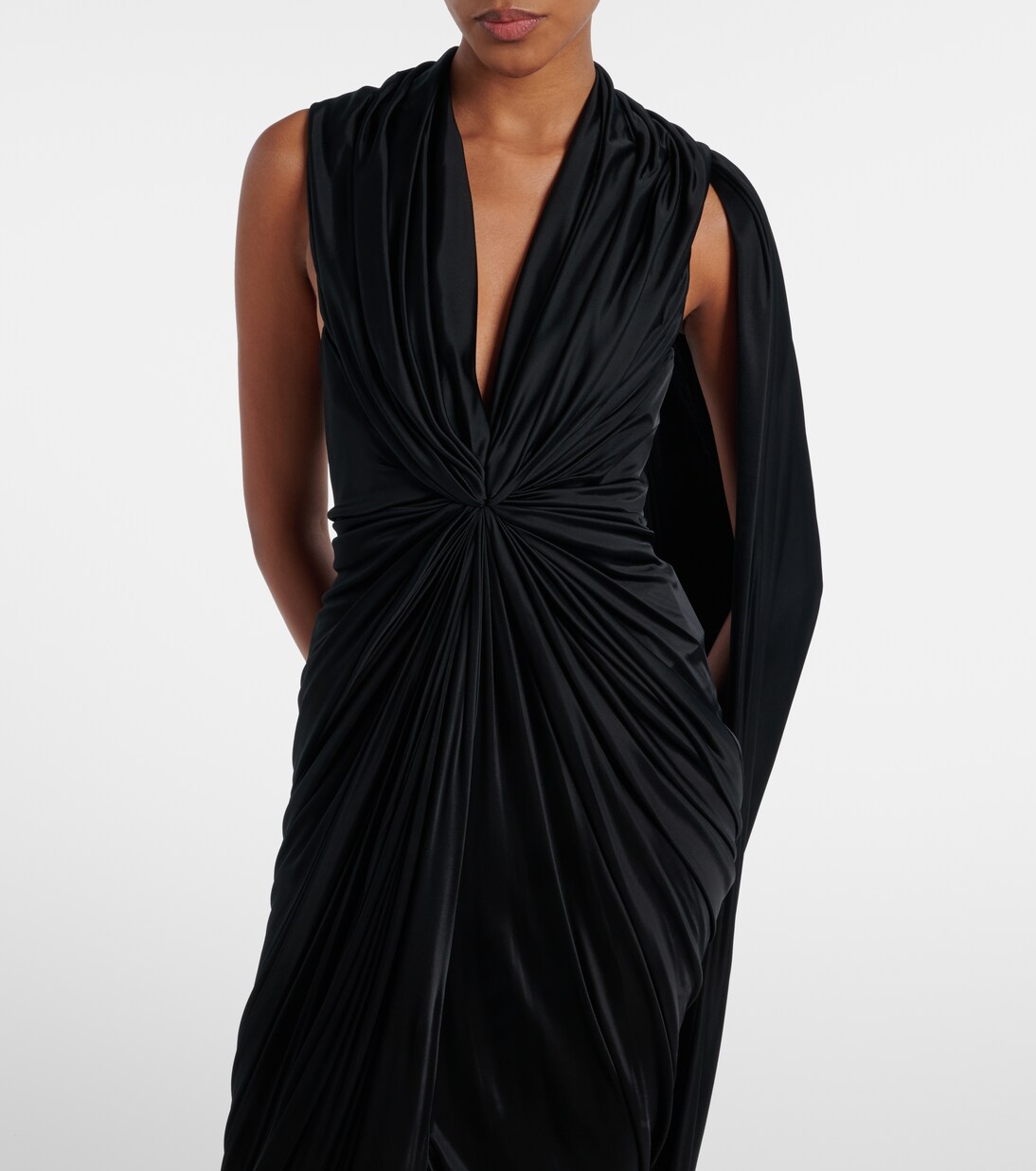Draped midi dress | Loewe