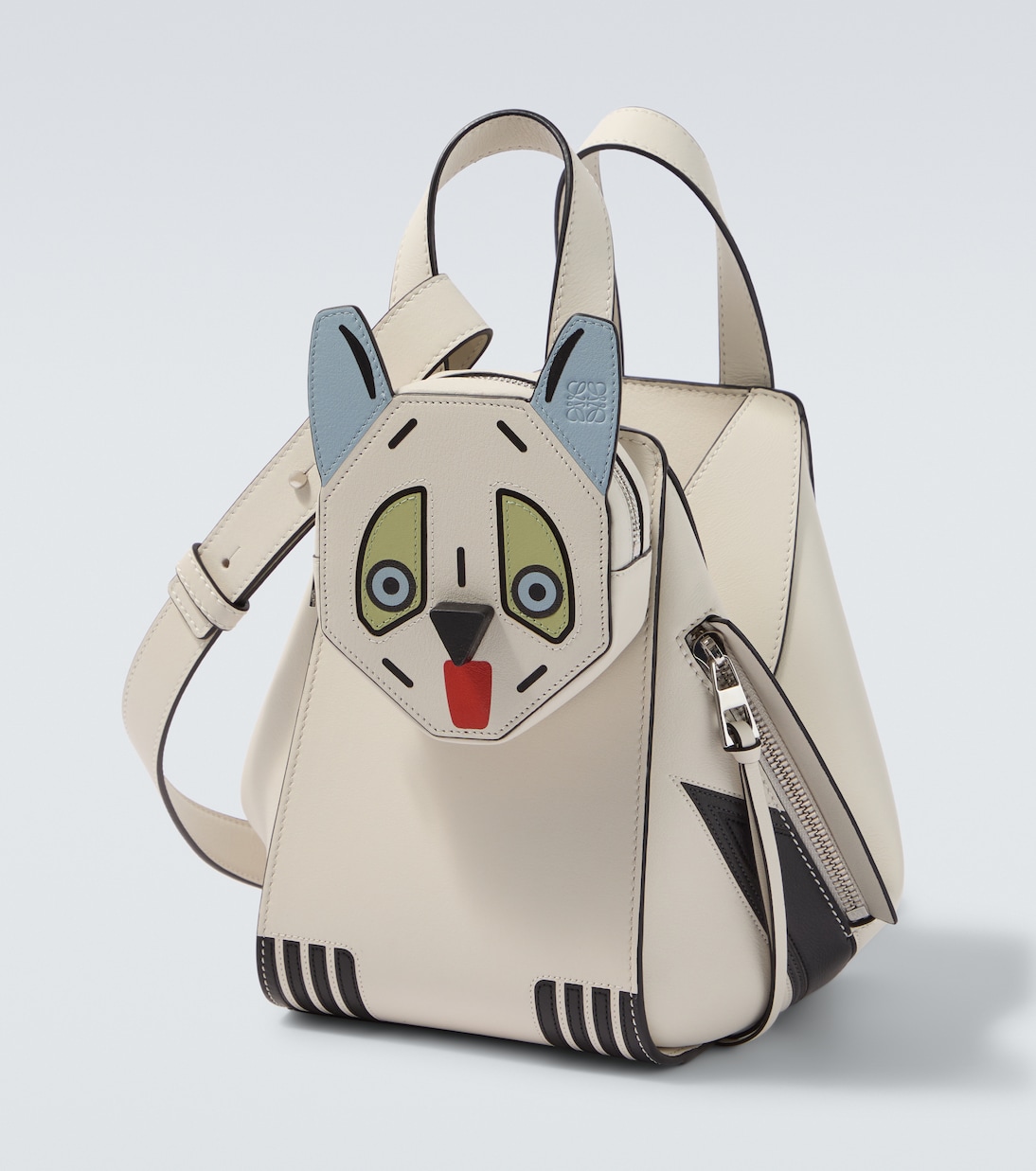 x Louis Wain Hammock leather top-handle bag | Loewe