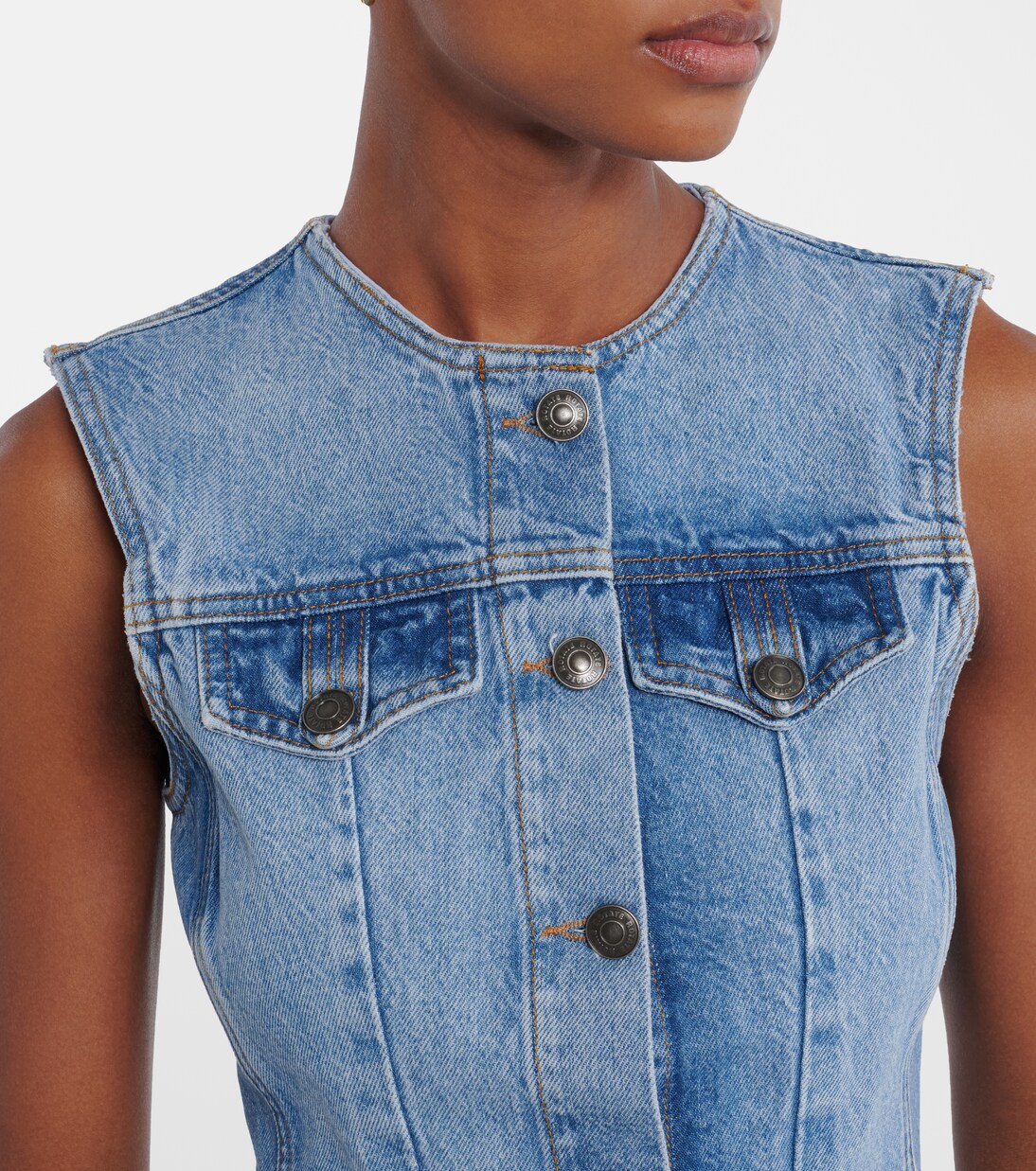 Zoey peplum denim top | Rotate