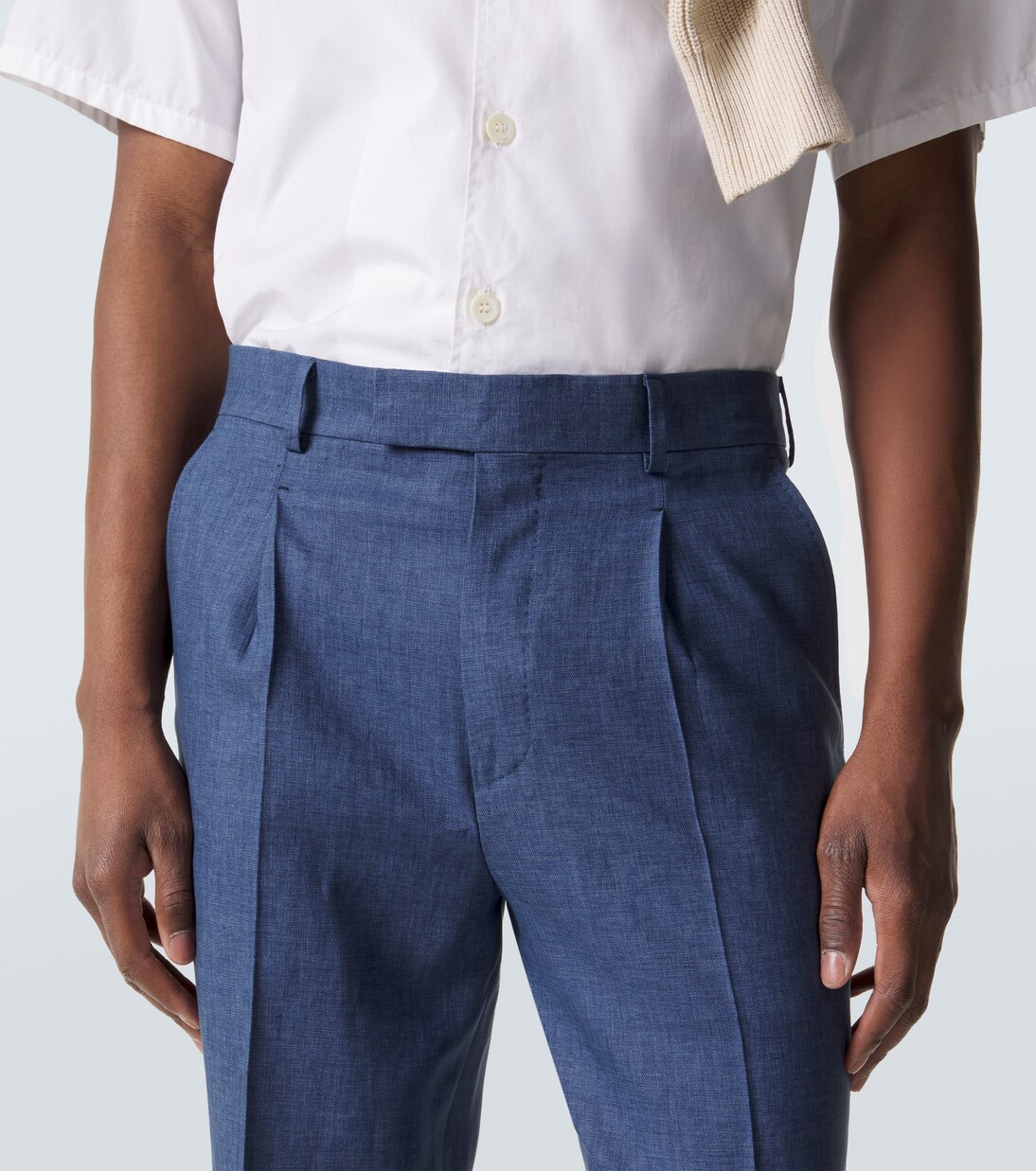 Linen slim pants | Zegna