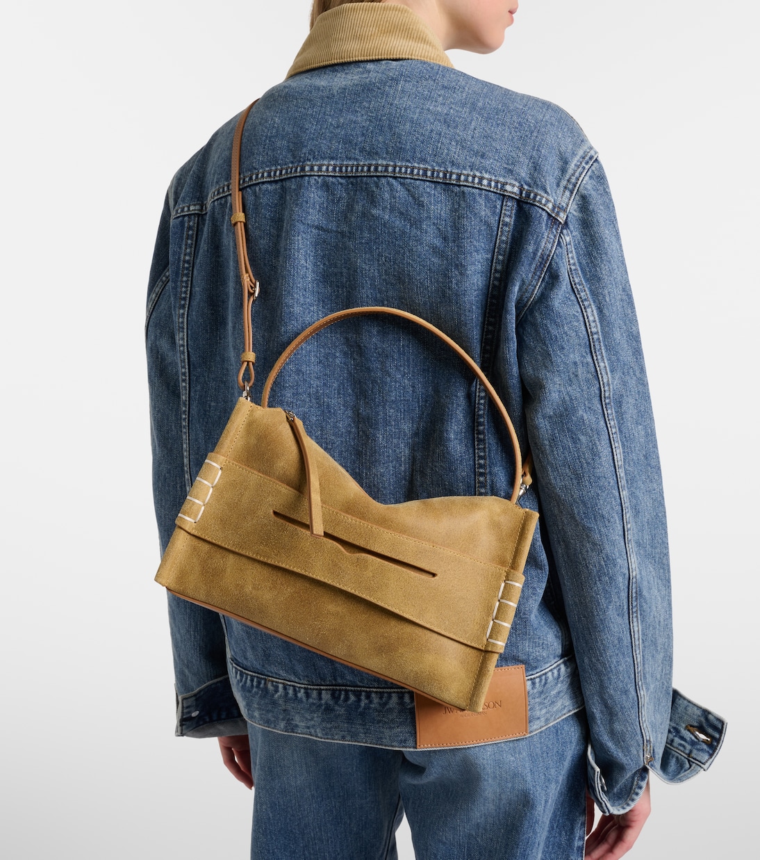 Bolso al hombro Loafer Small de ante | JW Anderson