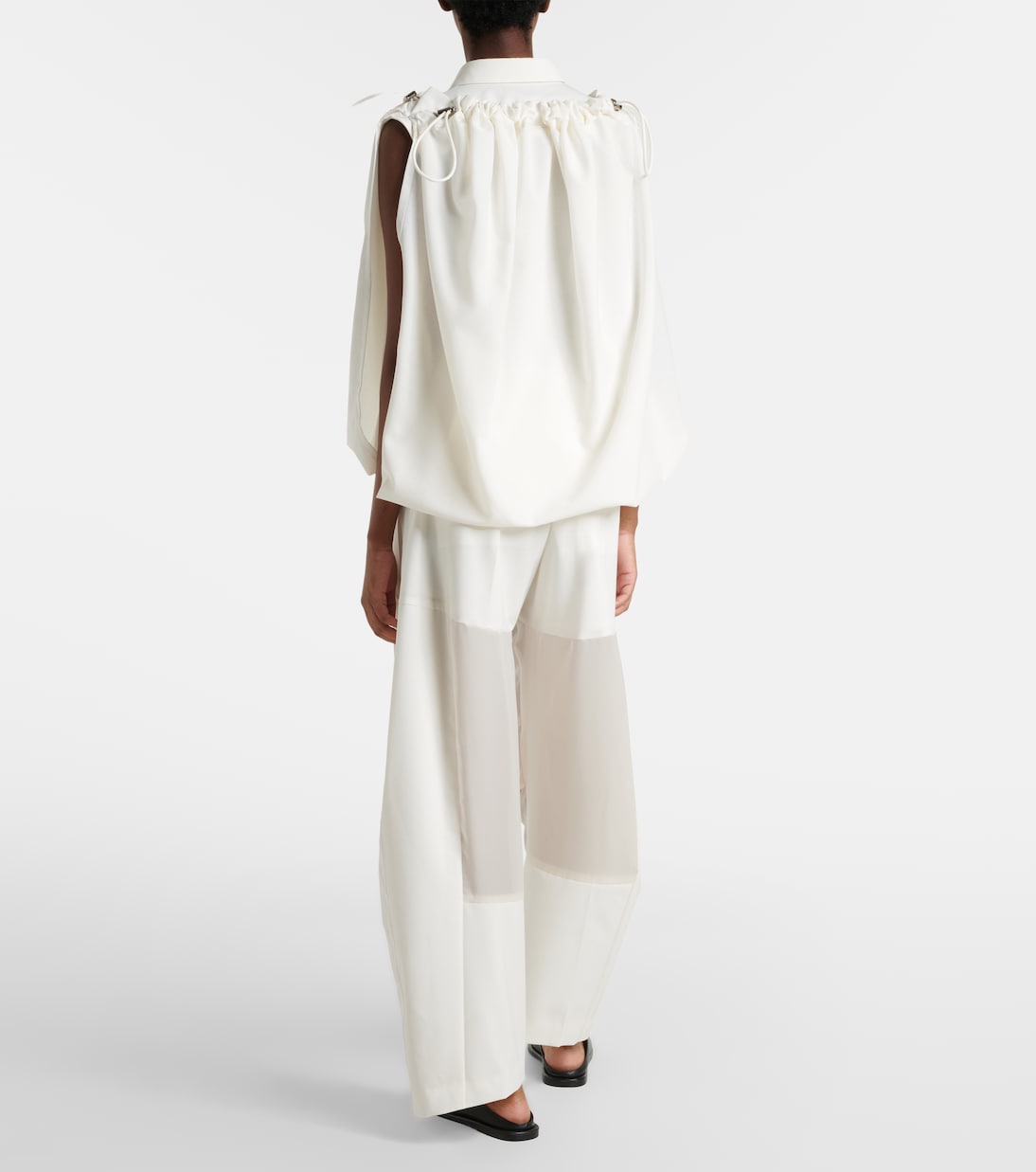 Pantalones barrel con cinturón | Sacai