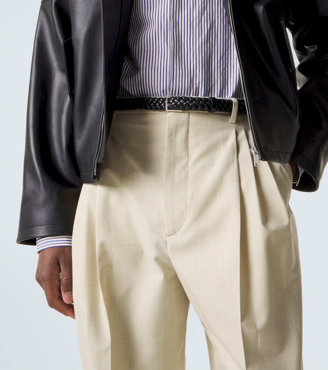 Solo Intrecciato leather belt | Bottega Veneta