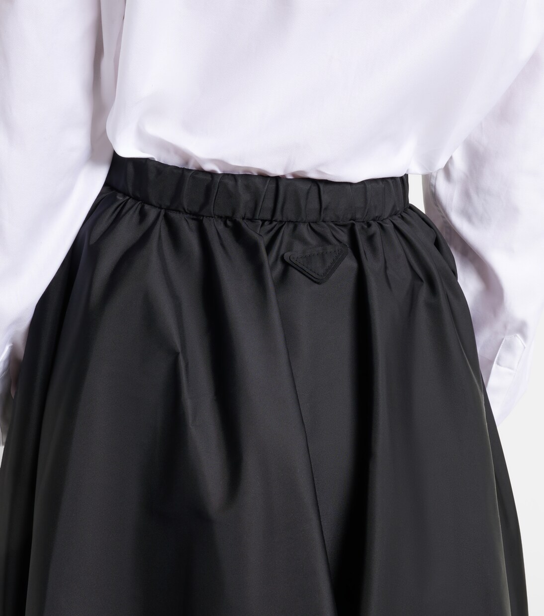 Re-Nylon belted midi skirt | Prada